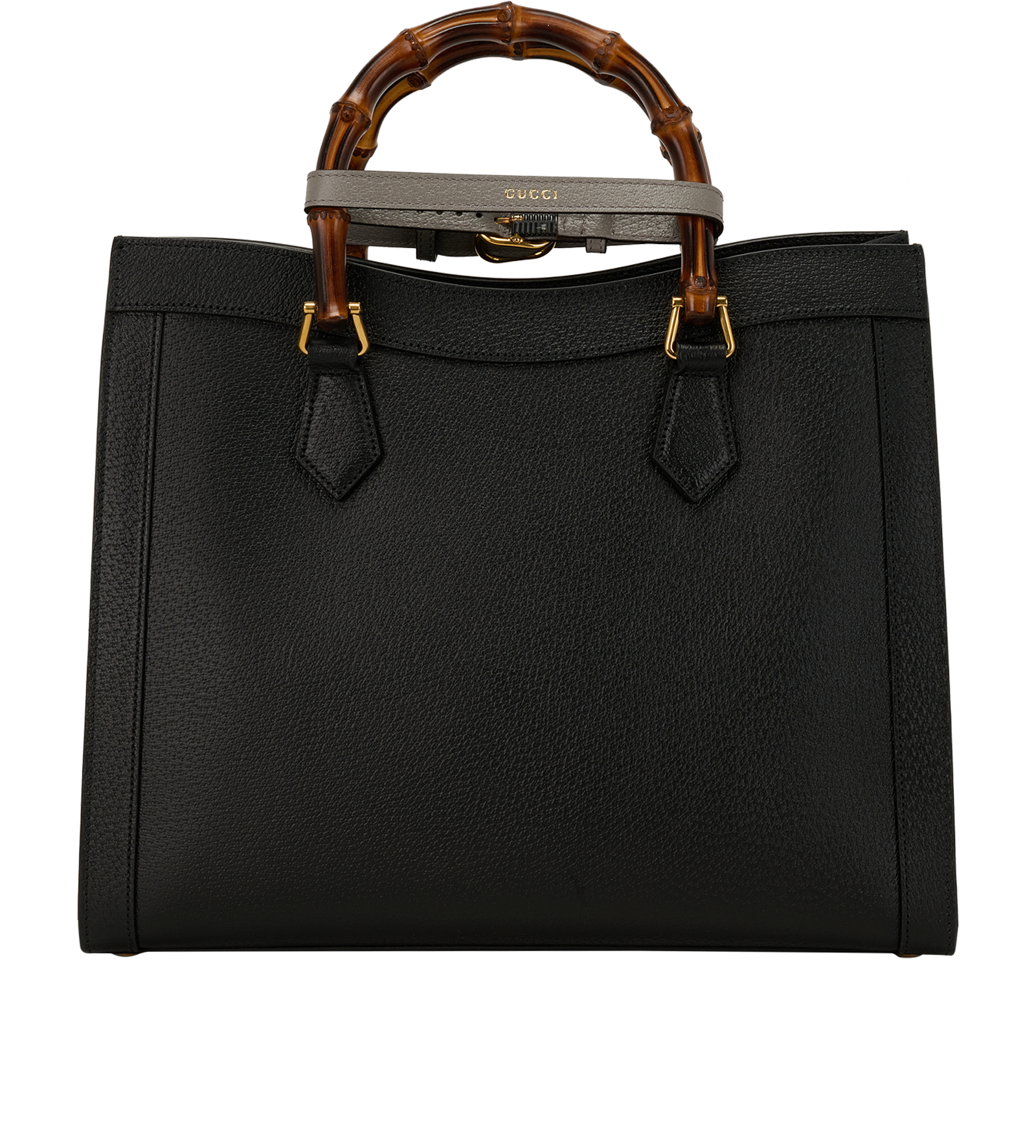 Diana Tote Large, &pound;1,300, Handbags, Black, Leather, Back view
